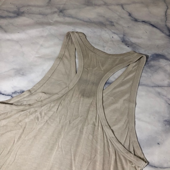 T by Alexander Wang Taupe Tan Tank Top Blouse - Picture 7 of 7